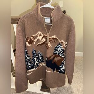 Old Navy buffalo size large Sherpa NWT